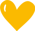 Herz-gelb